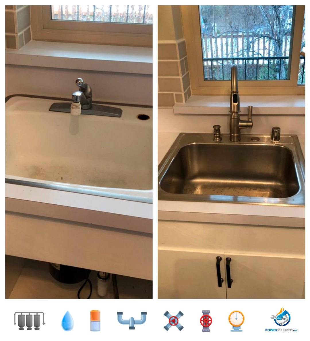 kitchen sink faucet installation 