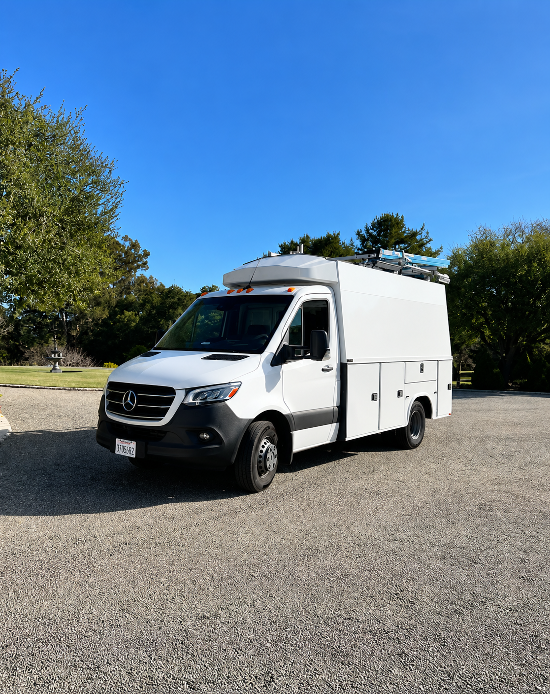 Power Plumbing USA service van parked at a Bay Area property — trusted plumbers in Union City, Fremont and Newark